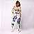 Conjunto Up Strappys c/ Legging Jump FruFru c/ Empina Bum-Bum - Estampa Ocean Nights - Imagem 5
