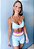 Conjunto Citrus Girls Blackout Zero Transparência c/ Shorts Azul Algodão Doce e Neon Colors - Imagem 1