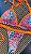 Conjunto de Biquíni de Fita Premium Bordas Laranja Neon Estampa Onça Fúcsia & Azul - Imagem 3
