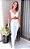 Conjunto Chapa-Barriga Total Shape Zero Transparência Rosa bebe c/ Branco - Imagem 1