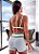 Conjunto Citrus Girls Blackout Zero Transparência c/ Shorts Gelo e Amarelo Neon - Imagem 3