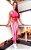 Conjunto Torino Pink Flúor Neon c/ Estampa Hot Stuff - Imagem 1