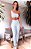 Conjunto Just Push Up com Top Dupla Face Jacquard Alta Compressão Gelo Estampa Cracker - Imagem 1