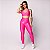 Legging Just Push Up de Alta Compressão em Cirrê Glossy Pink - Imagem 4