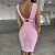 Vestido Sexy Cut Bandagem Premium Vermelho - Imagem 3