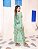 Saída de Praia Kimono em Renda Longa Mangas abertas Azul Royal - Imagem 2