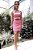 Conjunto Tricot Modal Saia com Cropped Um Ombro Só Pink mood - Imagem 1