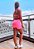 Conjunto Summer On Rosa Neon Flúor com detalhes Laranja Zero Transparência - Imagem 2