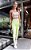 Conjunto Queen Las Vegas Empina Bumbum Nude c/ Cirrê Texturizado Verde Lima Neon - Imagem 1