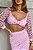 Conjunto Trancoso em Macrame Rosa bebê - Imagem 3