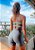 Conjunto Summer On Grafite em Cirrê com detalhes em Turquesa Zero Transparência - Imagem 2