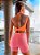 Conjunto Nó & V Laranja com Rosa Neon Zero Transparência - Imagem 2