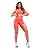 Conjunto Love Fascínious Zero Transparência Alta Compressão Coral - Imagem 1