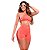 Conjunto Love Fascínious Zero Transparência Alta Compressão Coral - Imagem 2
