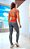 Conjunto Chapa-Barriga Basics Zero Transparência e Alta Compressão Cinza Mescla e Vermelho - Imagem 3