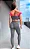 Conjunto Ciganinha Legging com Amarração Estampa Poá Preto, Branco e Rosa - Imagem 2
