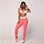 Conjunto Butterfly Hit Elasticos X Rosa Bebe com Coral Neon - Imagem 1