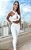 Conjunto Pavão Blackout Zero Transparência Legging Fru-Fru c/ Bolsinho Branco - Imagem 1