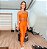 Conjunto Range Trend Top Faixa Com alças ajustáveis e removíveis Zero Transparência Cirrê Laranja Alta Compressão Modelador - Imagem 1
