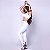 Conjunto Preppy Legging Pulse Basica Blackout Zero Transparência Canelado Branco - Imagem 1
