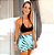Conjunto Tiger Seamless Gringa Mood (Sem Costura) Zero Transparência Alta Compressão Modelador Estampa Tigre Verde Menta e Preto - Imagem 1