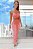 Conjunto Tiger Seamless Gringa Mood (Sem Costura) Zero Transparência Alta Compressão Modelador c/ Legging Estampa Tigre Rosa Flúor Neon - Imagem 1