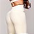 Legging Jump Bobble Empina Bum-Bum Jacquard Texturizado Canelado Cru c/ borda marrom Blackout Zero Transparência - Imagem 2