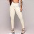Legging Jump Bobble Empina Bum-Bum Jacquard Texturizado Canelado Cru c/ borda marrom Blackout Zero Transparência - Imagem 3