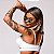 Conjunto Shorts Jump Y em Jacquard Texturizado Perlê Branco Zero Transparência Empina BumBum - Imagem 4