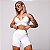 Top Y em Jacquard Texturizado Perlê Branco Zero Transparência Empina BumBum - Imagem 3