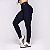 Legging Pulse Basica Blackout Zero Transparência Canelado Preta - Imagem 1