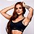 Top Preppy Blackout Zero Transparência liso Preto - Imagem 2