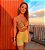 Conjunto Mermaid Estampa Python Cobra Amarelo - Imagem 1