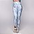 Conjunto Line Faixa Alças Fixas Suplex Light Zero Transparência Estampa Fake Jeans Crystal Sky - Imagem 5