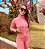 Jaqueta Old School Malha Rosa Mescla - Imagem 1
