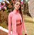 Jaqueta Old School Malha Rosa Mescla - Imagem 3