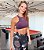 Conjunto Swimmer Fru-Fru Suplex Light Zero Transparência Estampa Purple Flowers - Imagem 1