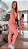 Conjunto Athleisure Ilhós U Canelado 3D Rosa Neon - Imagem 3