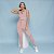 Conjunto Athleisure Ilhós U Canelado 3D Rosê - Imagem 3