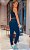 Conjunto Aro Wave Athleisure Jacquard Premium Chapa-Barriga, Zero Transparência, Alta Compressão e Canelado 3D Azul Marinho - Imagem 3