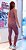 Conjunto Aro Wave Athleisure Jacquard Premium Chapa-Barriga, Zero Transparência, Alta Compressão e Canelado 3D Rosê Escuro - Imagem 2
