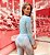 Conjunto Sky com Moletom Manga Longa Zero Transparência Alta Compressão Azul Bebe c/ Estampa Azul Crystal Sky - Imagem 2