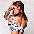 Top Preppy Estampa Militar Lavanda - Imagem 2