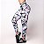 Legging Jump Basic Pocket Estampa Militar Lavanda - Imagem 1