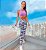 Conjunto Torino Legging Jump Basic Pocket Estampa Militar Lavanda - Imagem 1
