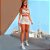 Conjunto Petra com Shorts-Saia Estampa Golden Tiger - Imagem 2