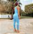 Conjunto Athleisure Ilhós U Canelado 3D Azul Piscina - Imagem 2