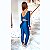 Conjunto Angels Nó & V Zero Transparência Cirrê Acetinado Azul Marinho - Imagem 2