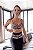 Conjunto Cintos Fake Girls Legging Blackout Zero Transparência Alta Compressão Preto com Estampa Onça - Imagem 1