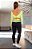 Conjunto Chapa-Barriga Total Shape Zero Transparência Alta Compressão Preto e Amarelo Neon - Imagem 2